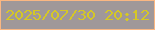 文字の大きさ：1、枠の色：fbb782、背景の色：a09899、文字の色：d5c726 無料ブログパーツのブログ時計