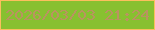 文字の大きさ：2、枠の色：fbbf5d、背景の色：88c030、文字の色：ba9360 無料ブログパーツのブログ時計