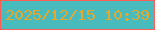 文字の大きさ：3、枠の色：fc5f58、背景の色：49bbbd、文字の色：e4a830 無料ブログパーツのブログ時計