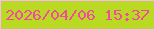 文字の大きさ：4、枠の色：fcb7fe、背景の色：b9d923、文字の色：f14a9f 無料ブログパーツのブログ時計