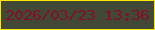文字の大きさ：5、枠の色：fce606、背景の色：414835、文字の色：831027 無料ブログパーツのブログ時計