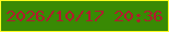文字の大きさ：1、枠の色：fcfb20、背景の色：398a04、文字の色：b01c2e 無料ブログパーツのブログ時計