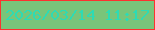 文字の大きさ：2、枠の色：fd322f、背景の色：79c57a、文字の色：2edbb4 無料ブログパーツのブログ時計
