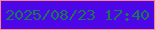 文字の大きさ：4、枠の色：fd8284、背景の色：4c06e7、文字の色：187754 無料ブログパーツのブログ時計