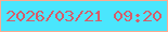 文字の大きさ：5、枠の色：fdaa90、背景の色：4ae6fd、文字の色：d65d6a 無料ブログパーツのブログ時計