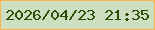 文字の大きさ：4、枠の色：fdb34b、背景の色：cddec1、文字の色：2b4d06 無料ブログパーツのブログ時計