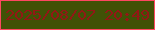 文字の大きさ：1、枠の色：fe4761、背景の色：415106、文字の色：931715 無料ブログパーツのブログ時計