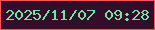 文字の大きさ：2、枠の色：fe5357、背景の色：360c2b、文字の色：71e7a3 無料ブログパーツのブログ時計