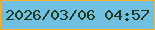 文字の大きさ：4、枠の色：feae31、背景の色：70c0e2、文字の色：22371c 無料ブログパーツのブログ時計