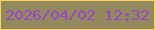 文字の大きさ：5、枠の色：fed061、背景の色：928a5d、文字の色：9844cc 無料ブログパーツのブログ時計
