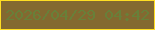 文字の大きさ：1、枠の色：fede23、背景の色：836930、文字の色：688039 無料ブログパーツのブログ時計
