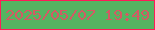 文字の大きさ：5、枠の色：ff1b58、背景の色：55b461、文字の色：d55964 無料ブログパーツのブログ時計
