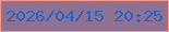 文字の大きさ：4、枠の色：ff9887、背景の色：8f7292、文字の色：1e65d3 無料ブログパーツのブログ時計