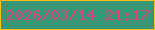 文字の大きさ：4、枠の色：ffbf19、背景の色：399675、文字の色：dc4586 無料ブログパーツのブログ時計