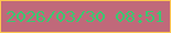 文字の大きさ：1、枠の色：ffc54f、背景の色：c0697a、文字の色：3cc771 無料ブログパーツのブログ時計
