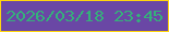 文字の大きさ：1、枠の色：ffd60e、背景の色：6a47a5、文字の色：35b17a 無料ブログパーツのブログ時計