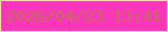 文字の大きさ：1、枠の色：ffdcb4、背景の色：fa36bb、文字の色：c16f57 無料ブログパーツのブログ時計