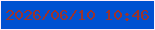 文字の大きさ：2、枠の色：fff0fa、背景の色：0051d1、文字の色：9a332d 無料ブログパーツのブログ時計