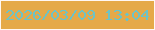 文字の大きさ：5、枠の色：fff7f4、背景の色：e5a949、文字の色：6cc3c6 無料ブログパーツのブログ時計
