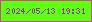文字の大きさ：1、枠の色：cc4a8c、背景の色：5eff10、文字の色：9935ab 無料ブログパーツのブログ時計