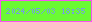 文字の大きさ：1、枠の色：fa52f3、背景の色：6bfa33、文字の色：73a4d9 無料ブログパーツのブログ時計