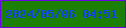 文字の大きさ：3、枠の色：6d04e5、背景の色：1c8005、文字の色：0f47dc 無料ブログパーツのブログ時計