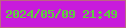 文字の大きさ：3、枠の色：bd6484、背景の色：c81bdb、文字の色：63c845 無料ブログパーツのブログ時計